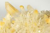 Stunning, Mango Quartz Crystal Cluster - Cabiche, Colombia #188377-4